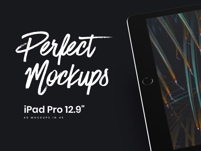 ipad样机PSD贴图模型Legit iPad Pro Mo