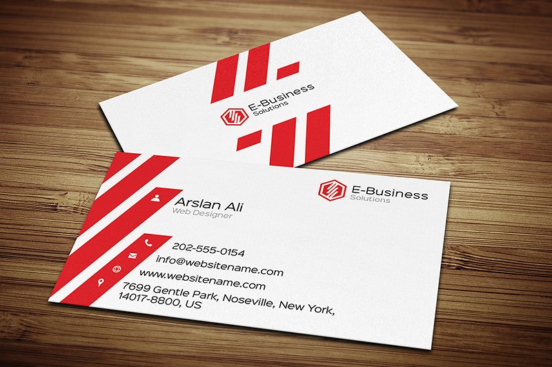 简约名片设计模板Modern Business Card 0