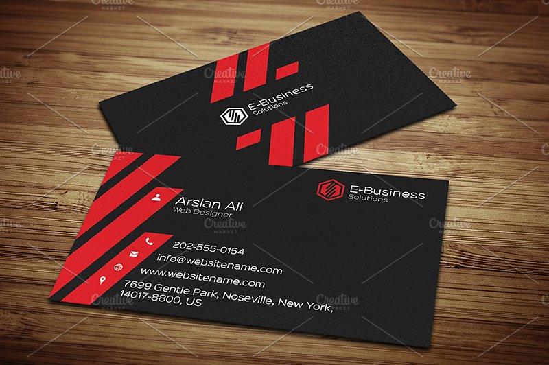 简约名片设计模板Modern Business Card 0