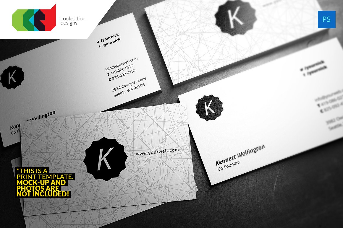 简约名片模板Business Card 22