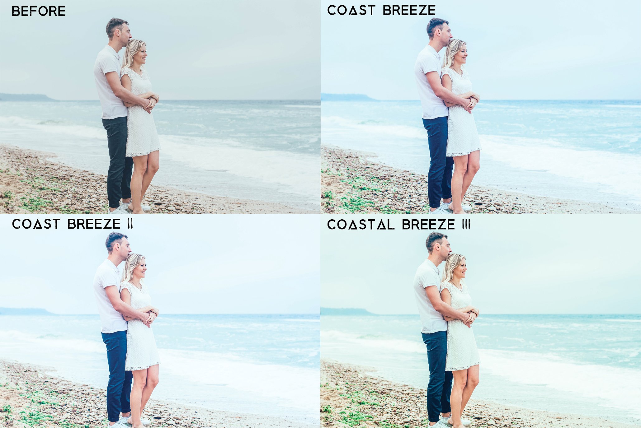 户外凉爽的色调LR预设Coastal Breeze Cool