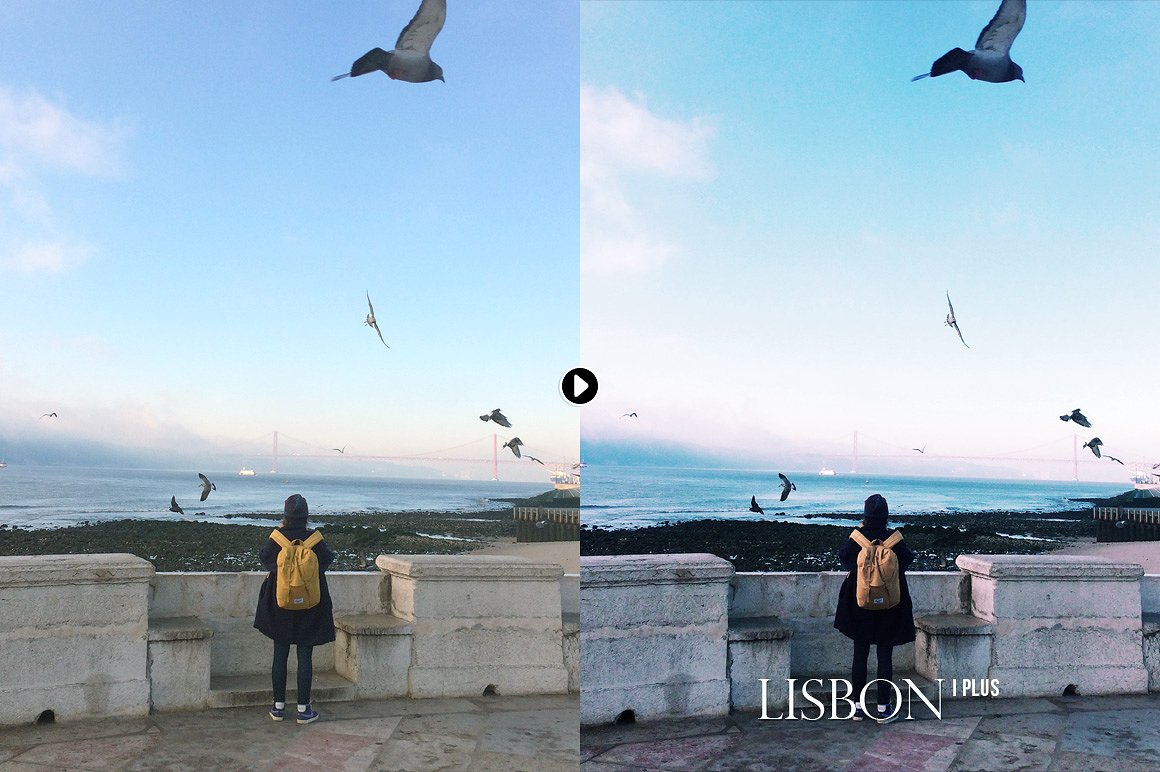 城市景观调色PS动作Lisbon City Photosho