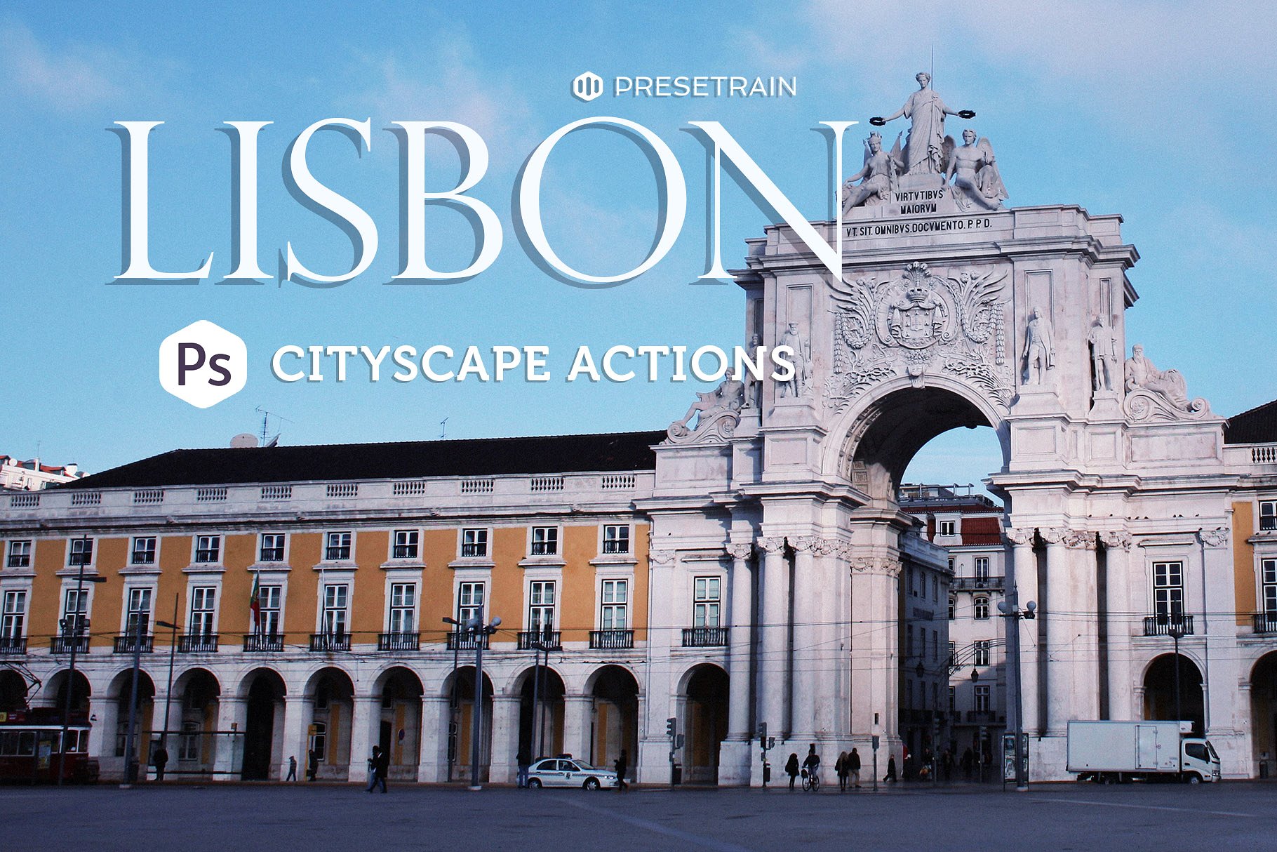 城市景观调色PS动作Lisbon City Photosho