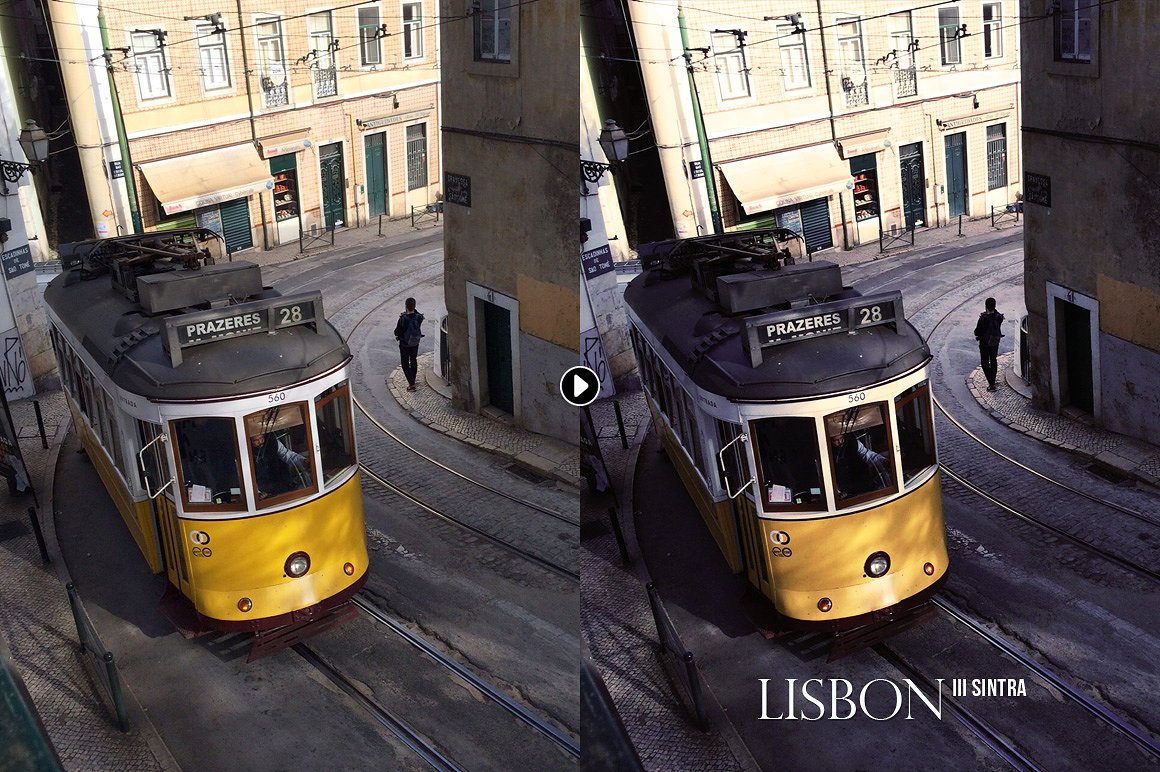 城市景观调色PS动作Lisbon City Photosho