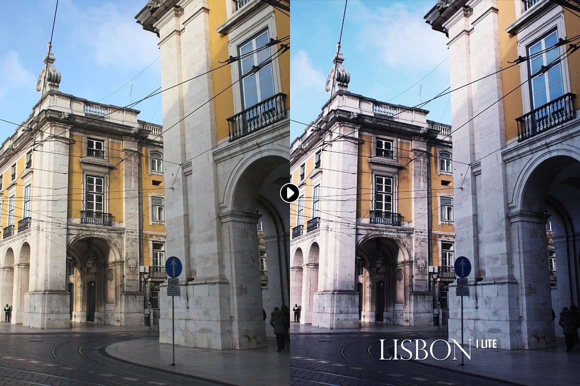 城市景观调色PS动作Lisbon City Photosho