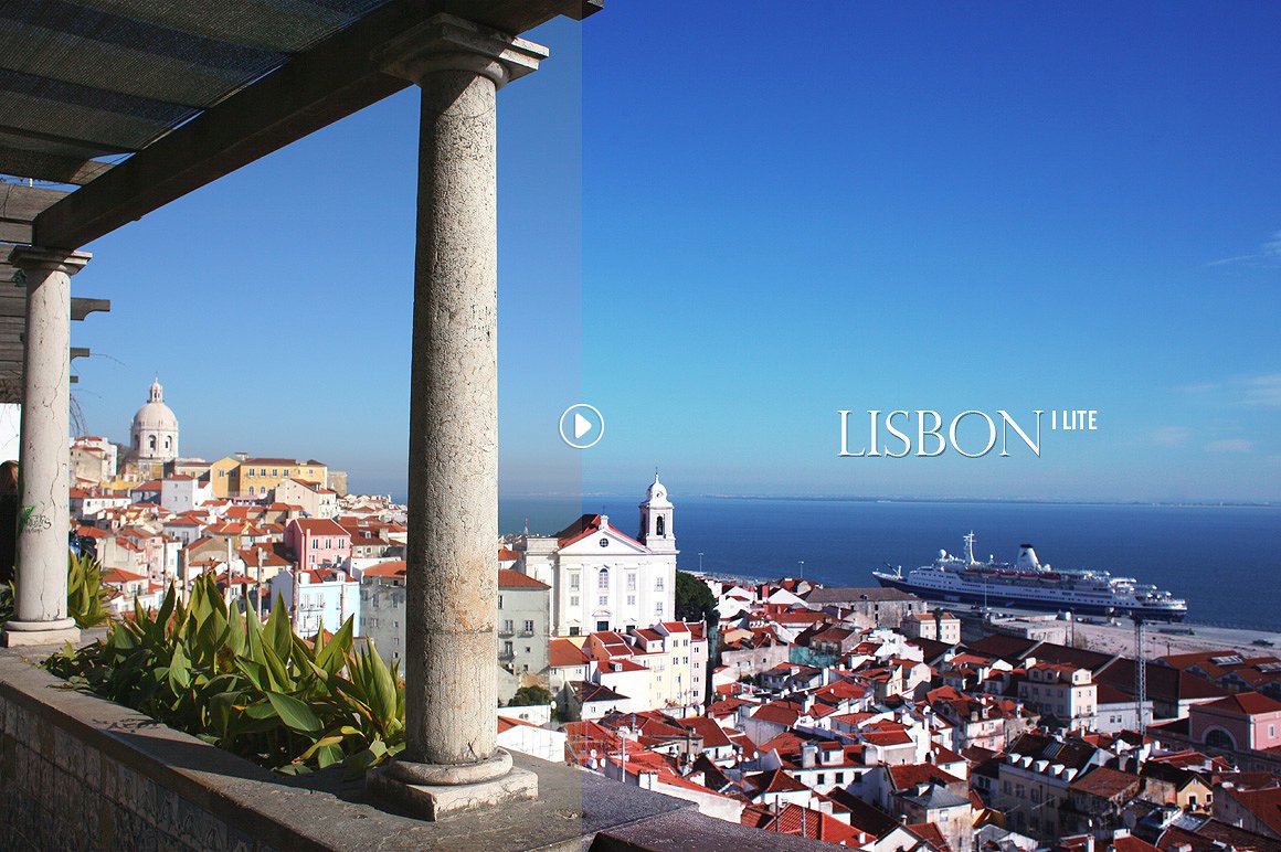 城市景观调色PS动作Lisbon City Photosho