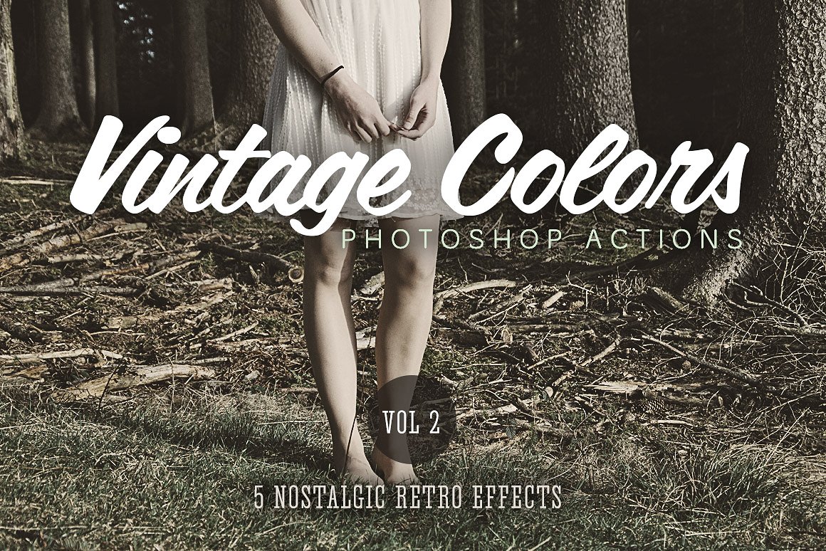 复古色彩PS动作Vintage Colors Actions