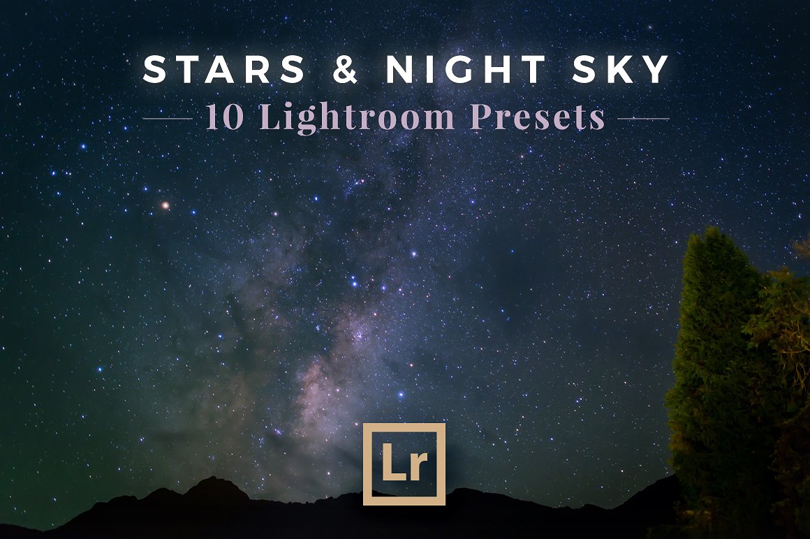 夜空天文摄影Lightroom预设Stars Night S