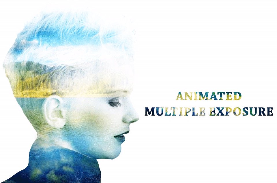 多重曝光PS动作Animated Multiple Expo