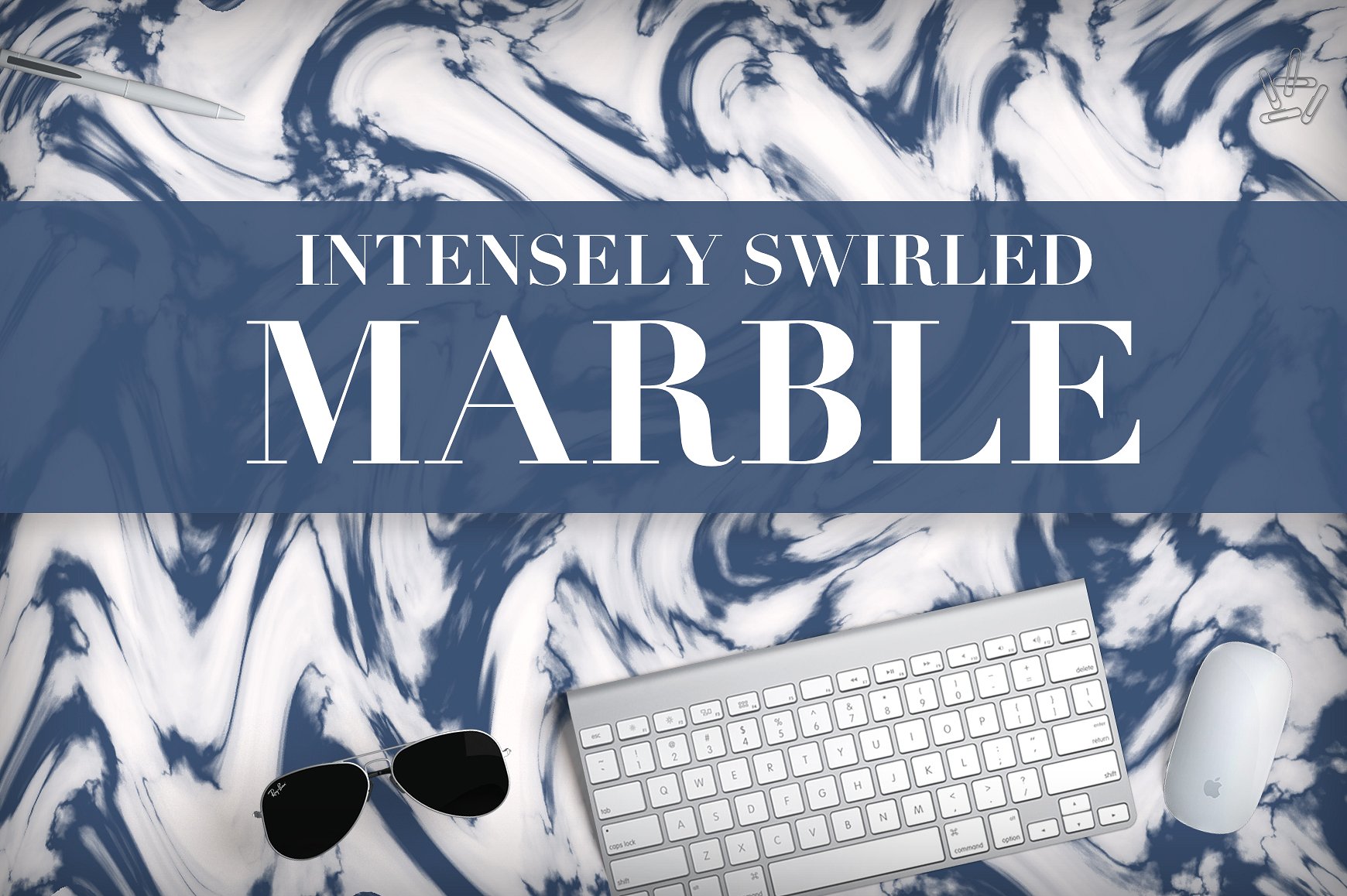 大理石纹理PS动作OneClick Marble Textu