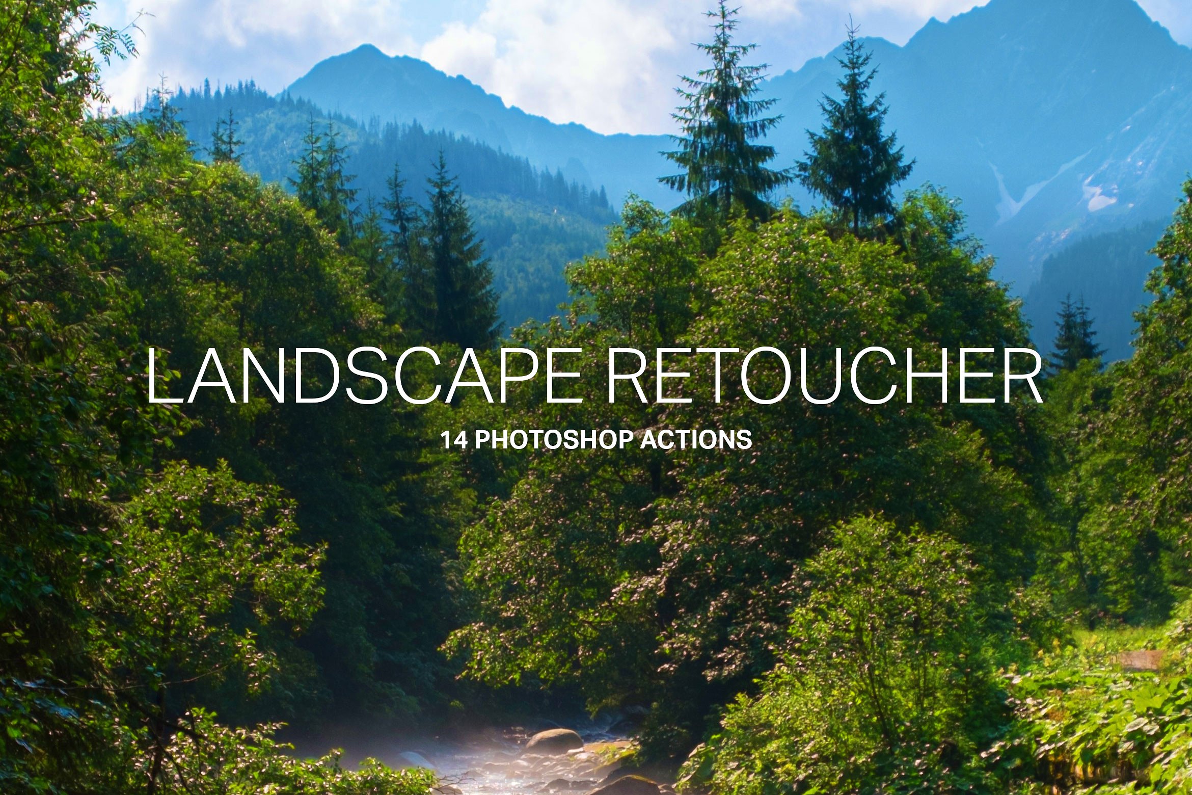 14款景观修饰PS动作14 Landscape Retouc