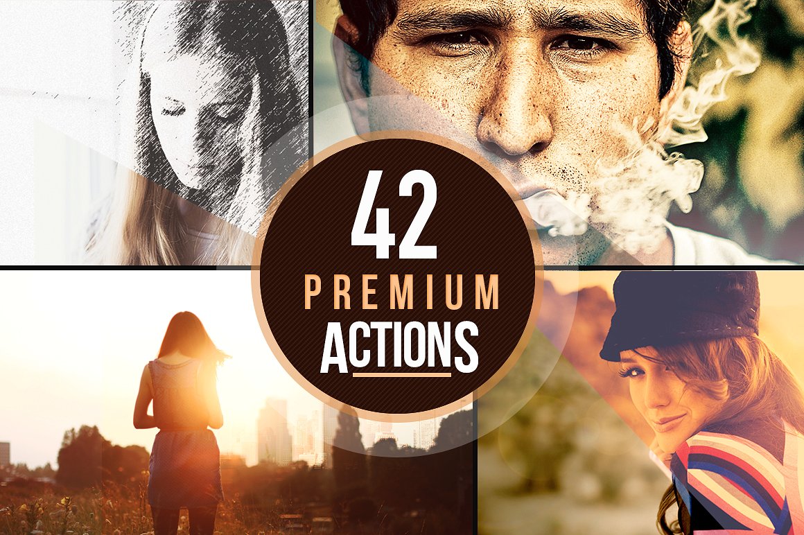 42组独特的摄影效果PS动作42 Premium Actio