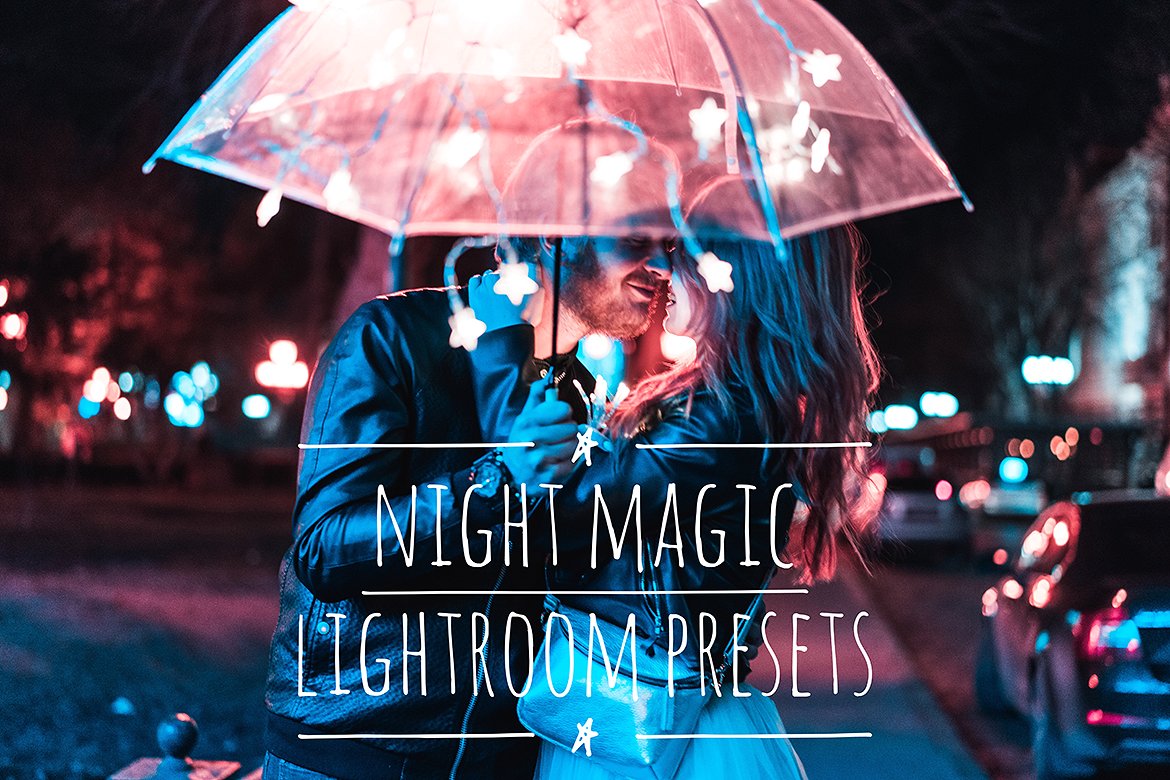 夜拍魔法感调色LR预设Night Magic Lightro