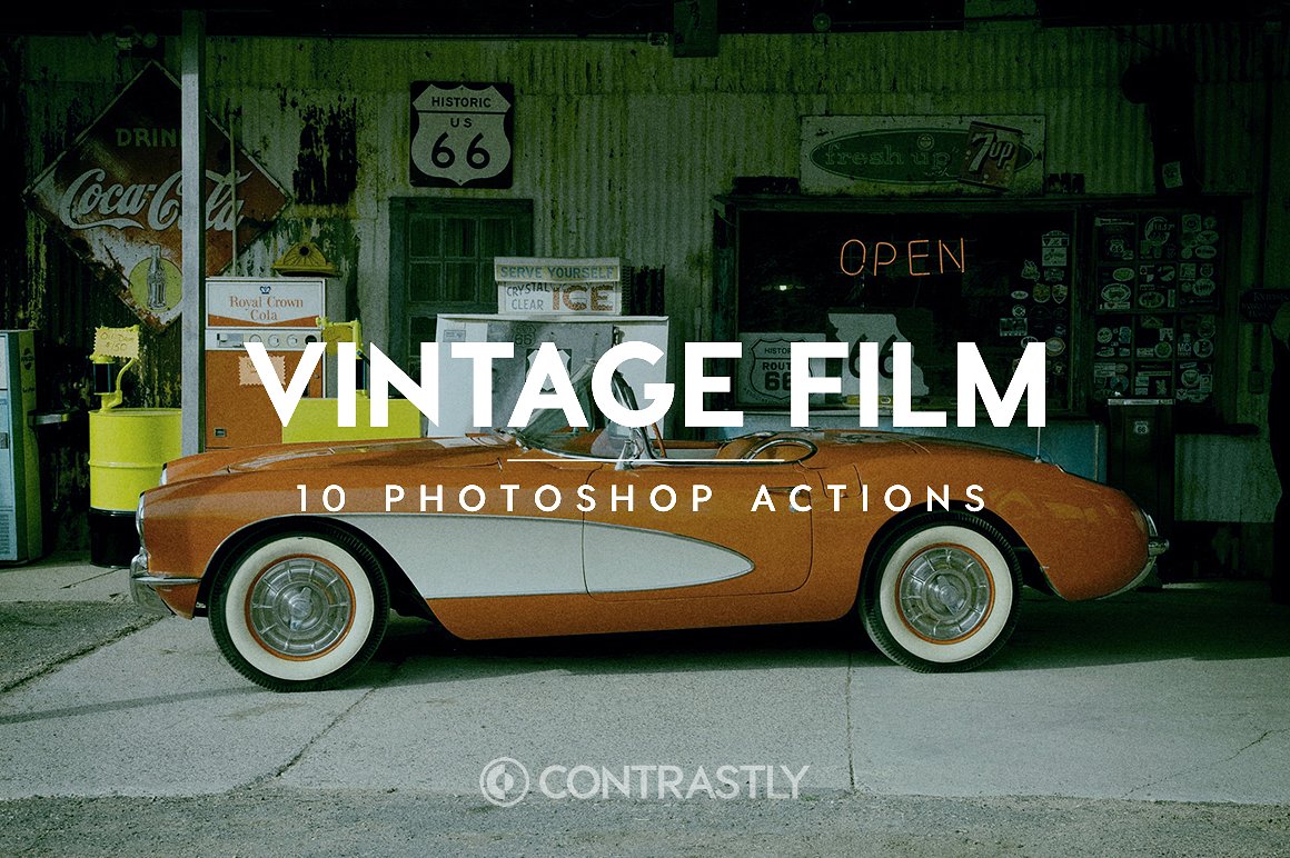 复古电影Photoshop动作Vintage Film Ph