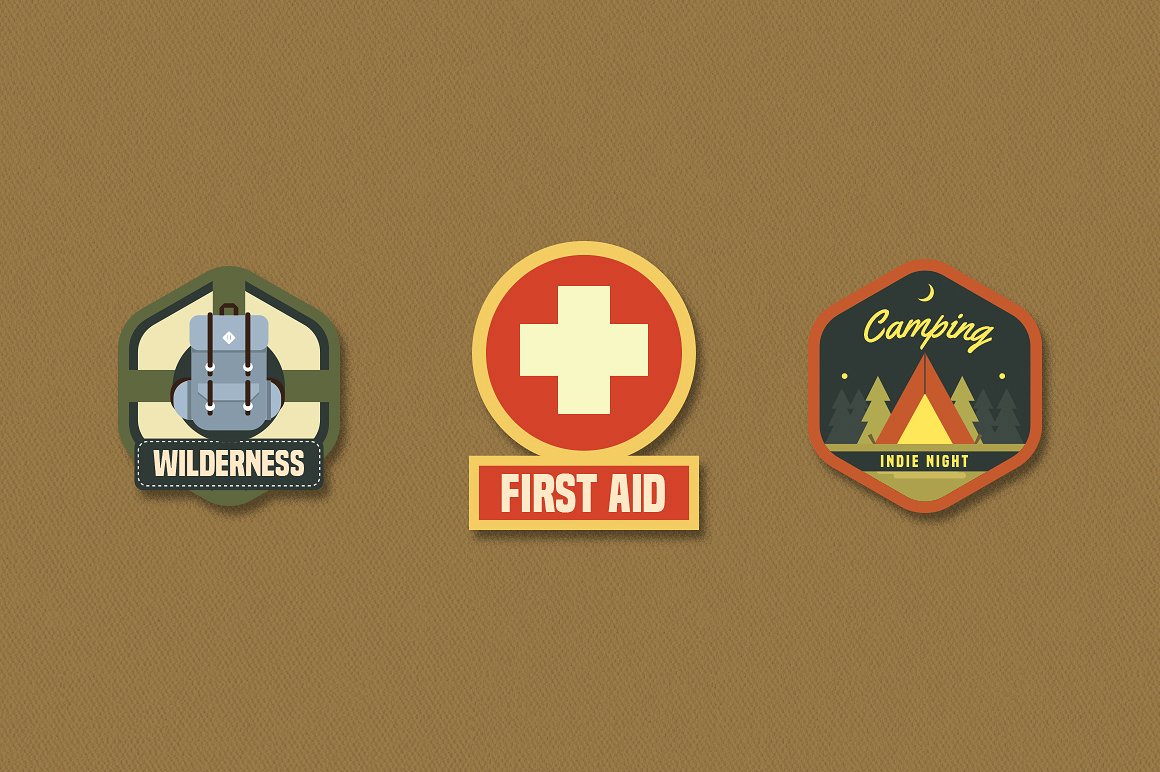 15 Scout Vector Badges icon