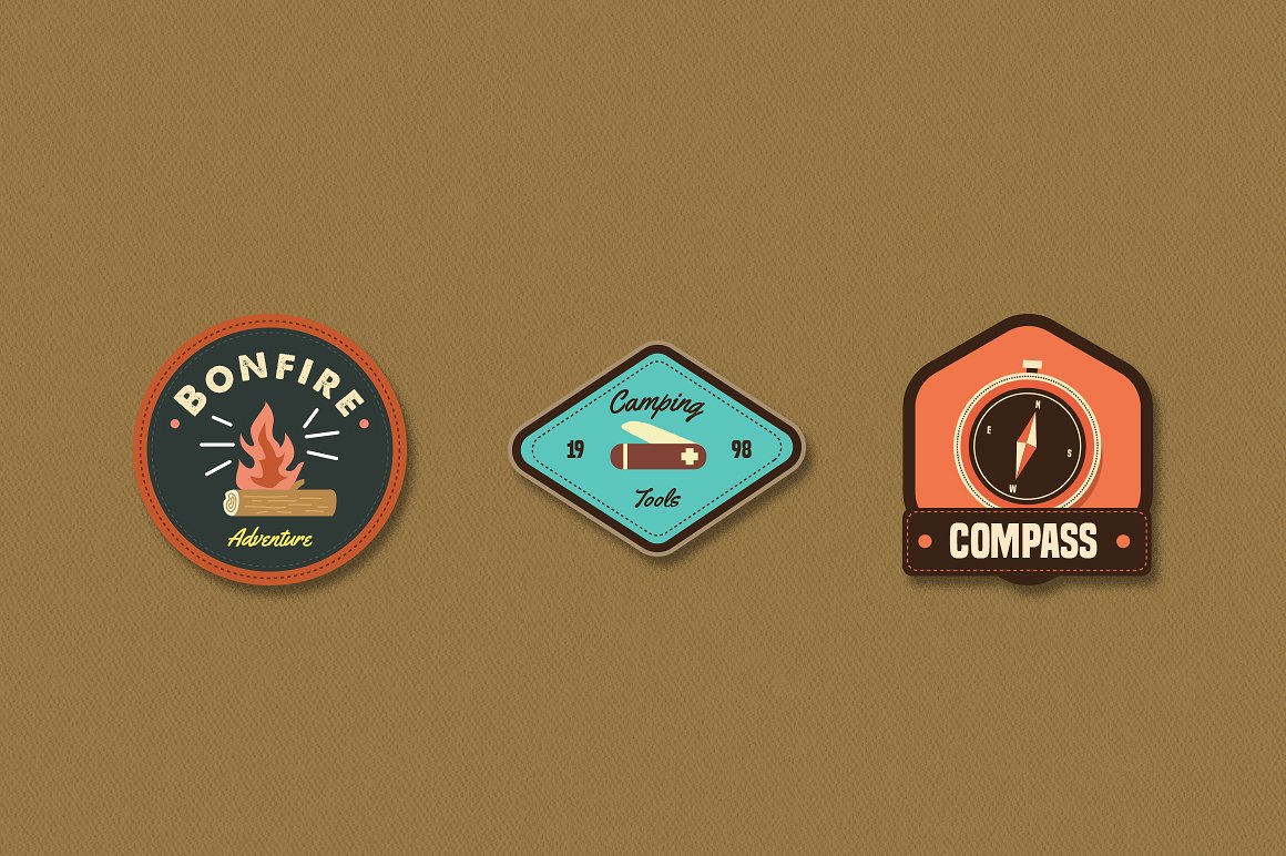 15 Scout Vector Badges icon