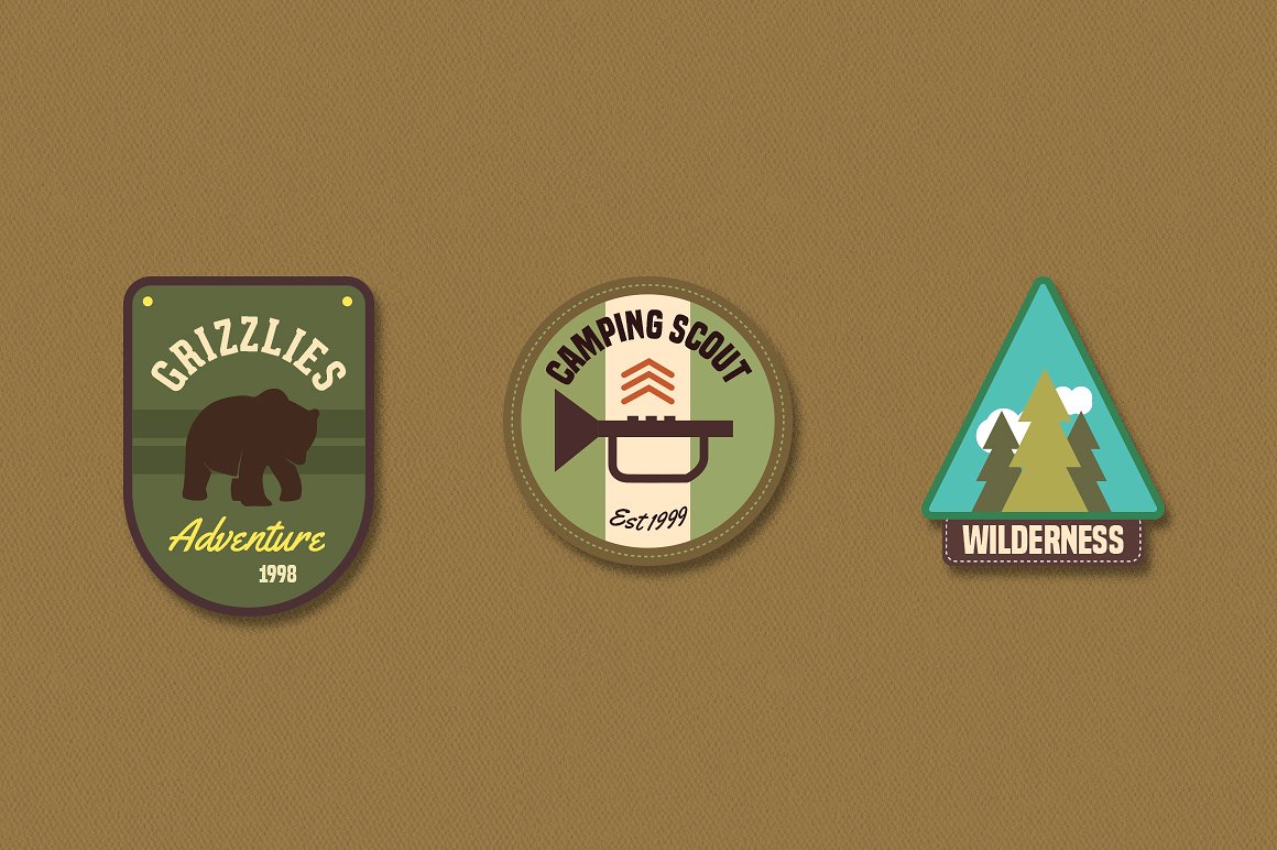 15 Scout Vector Badges icon