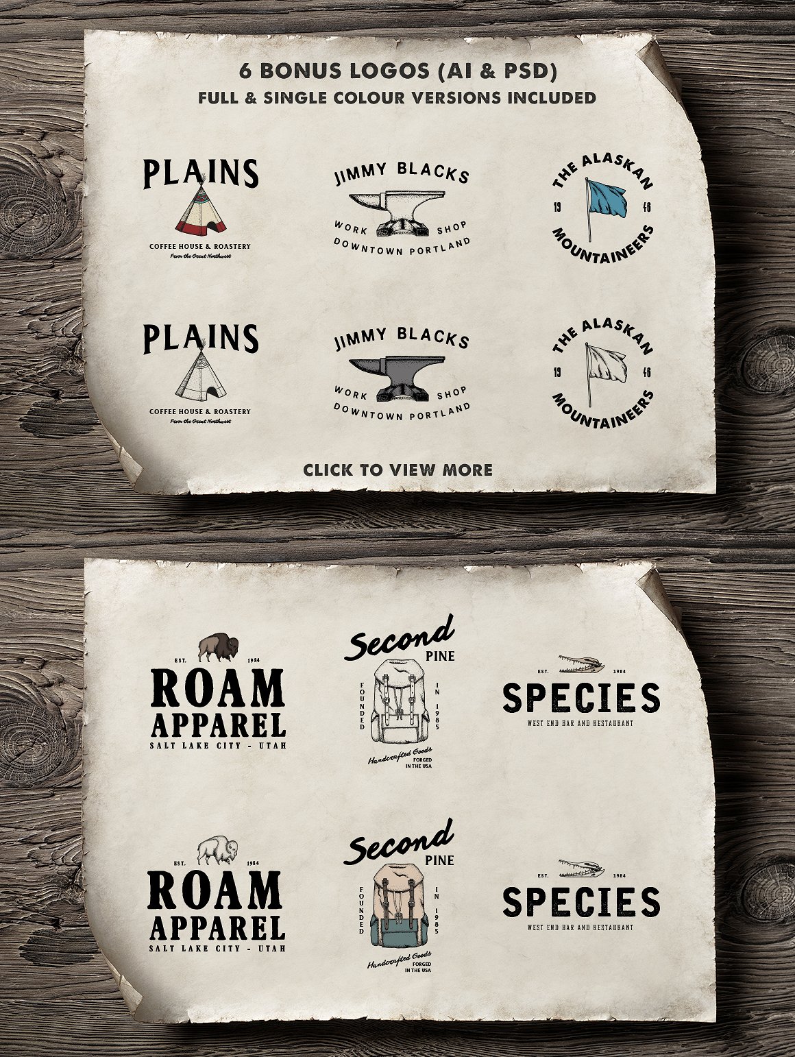 10 Stippled Wilderness Icons