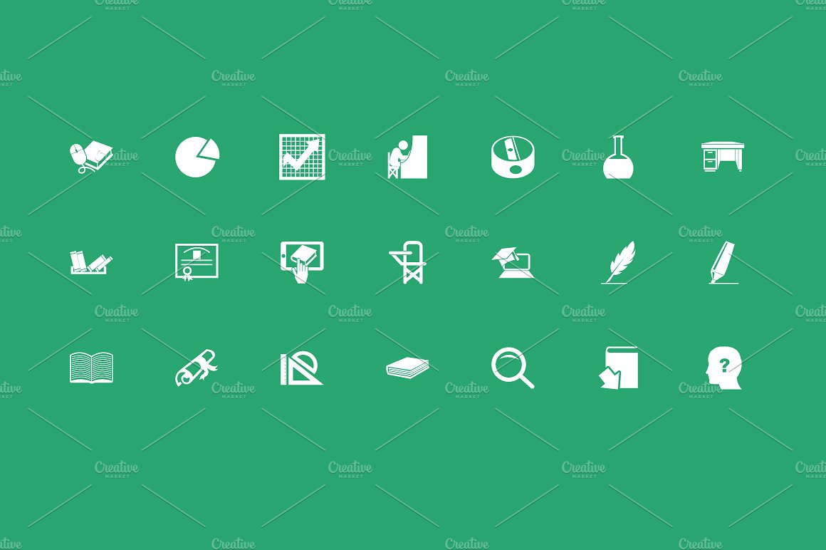 100 Education Vector Icons Pa