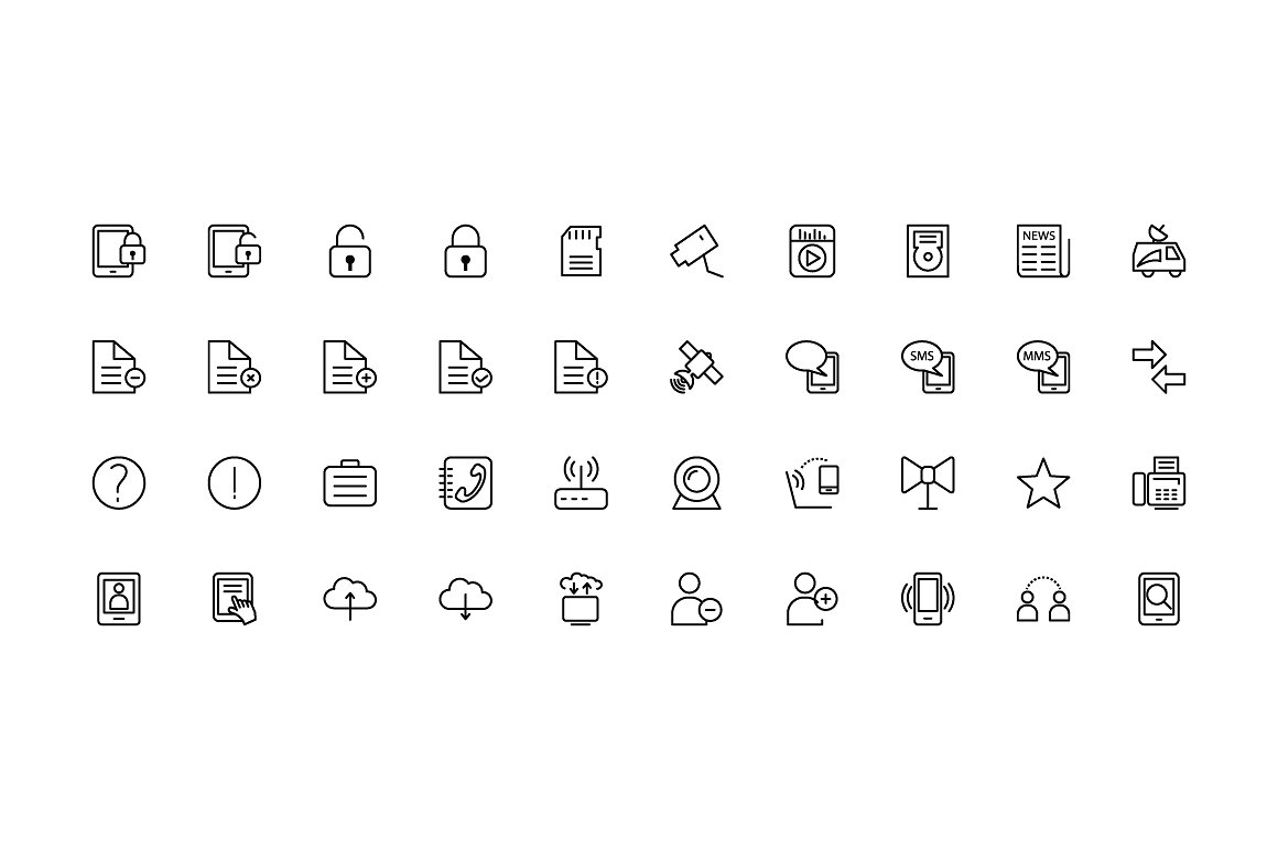 125 Media Icons