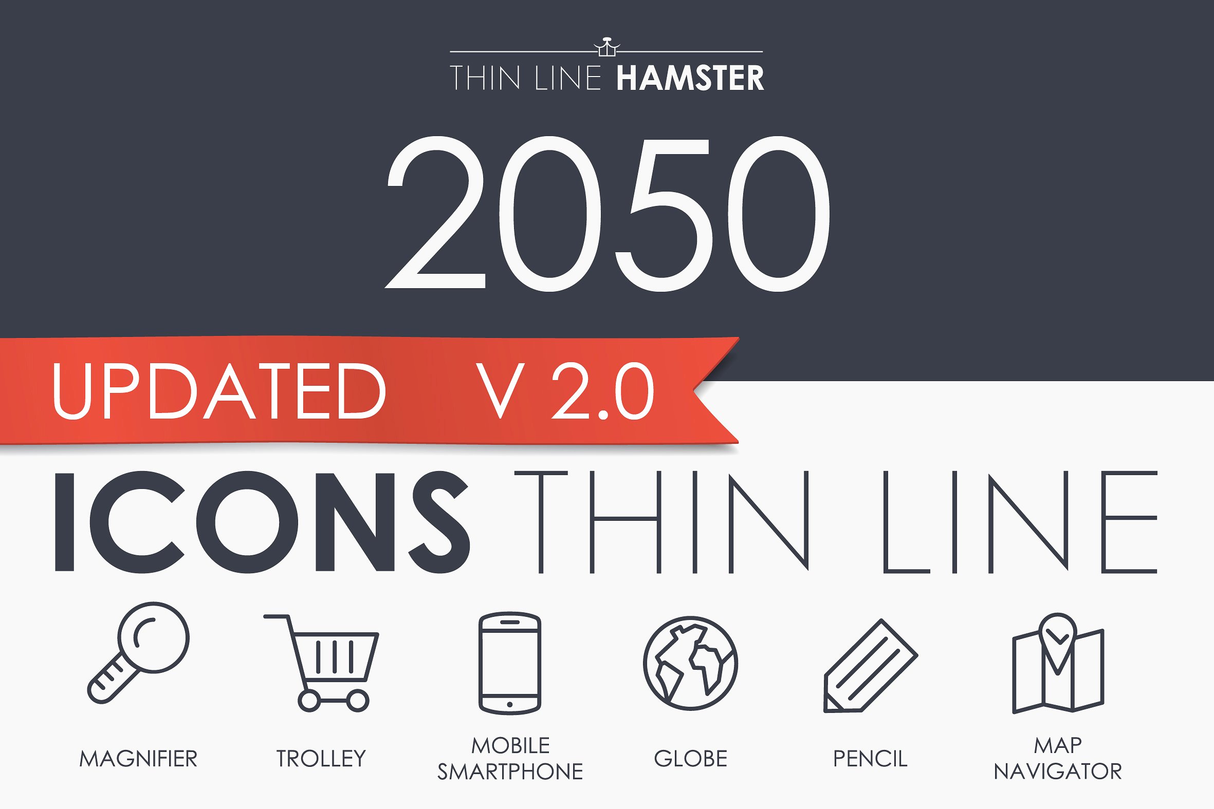 Thin Line HAMSTER Icons