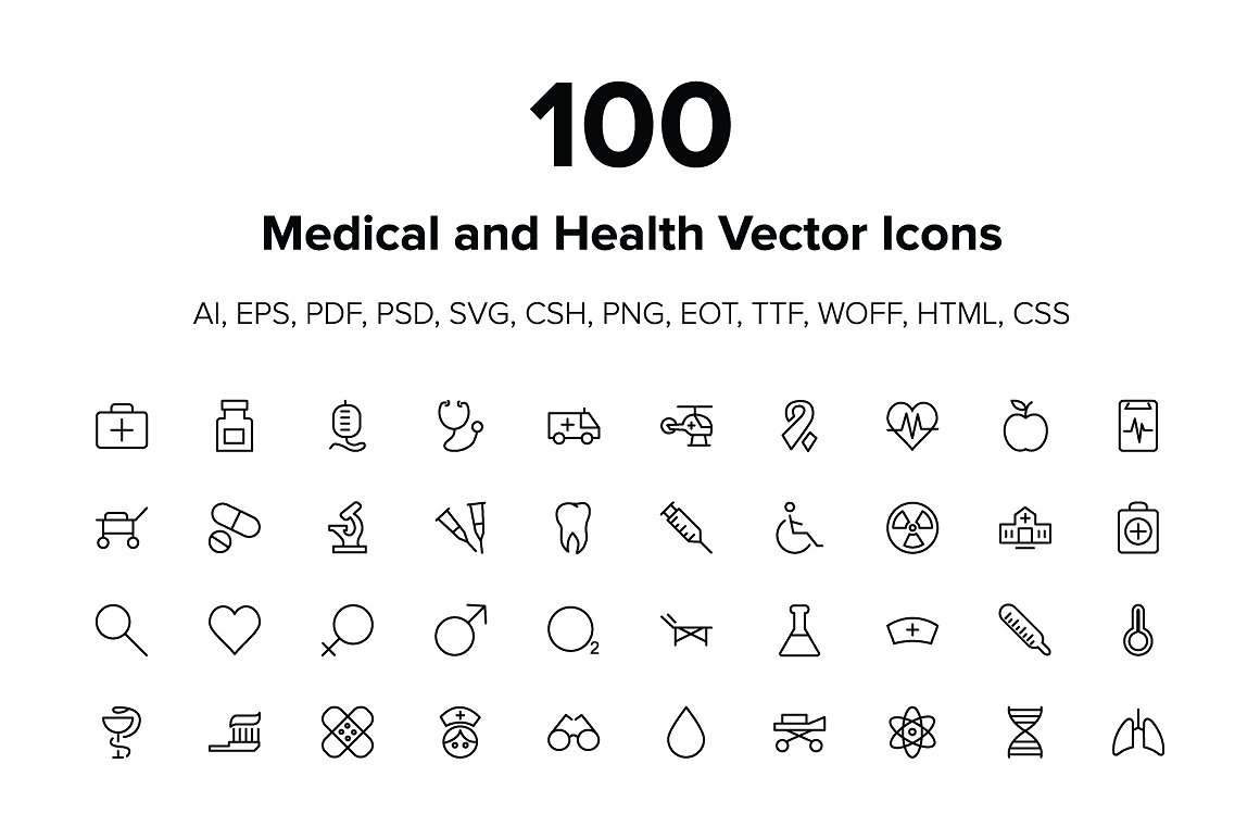 Medical and Health Vector Icon