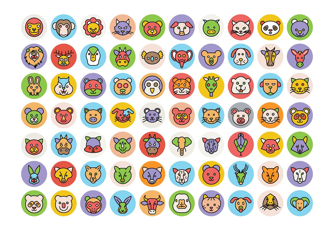 Animals Icons Set