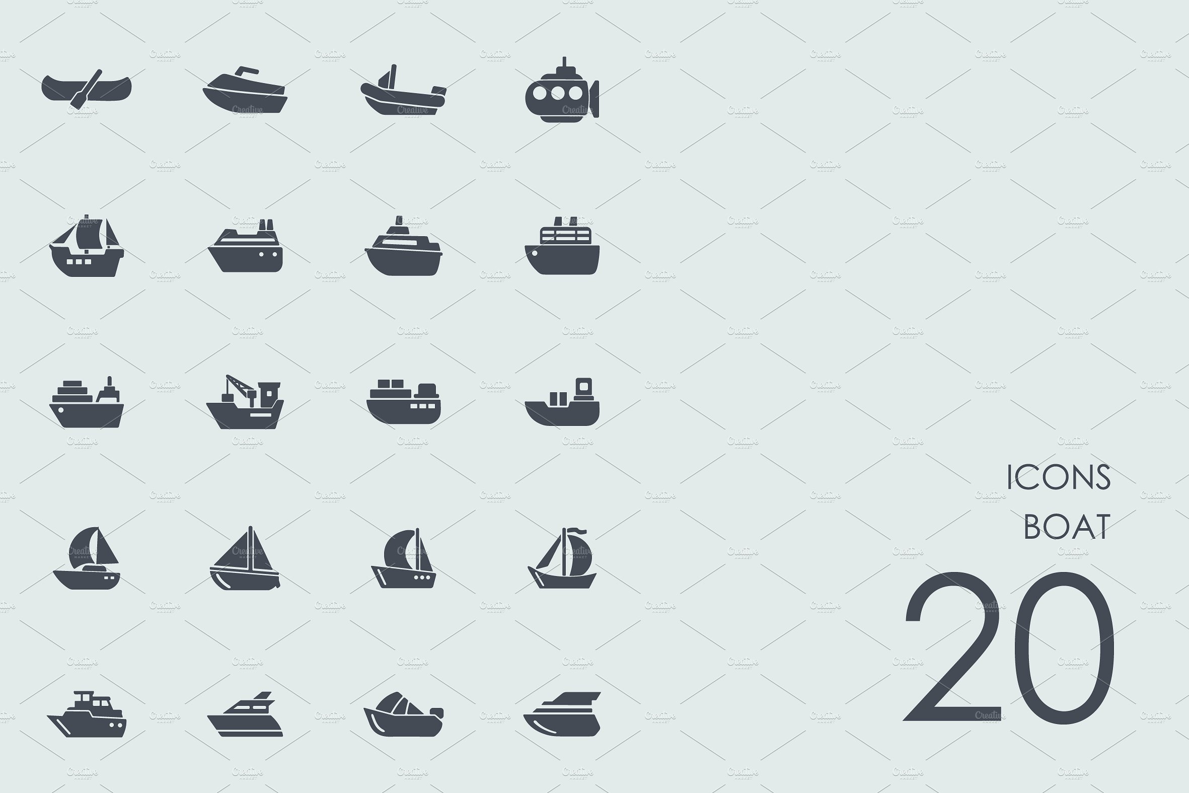 Boat icons