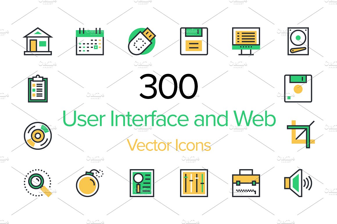 300 User Interface and Web Ico