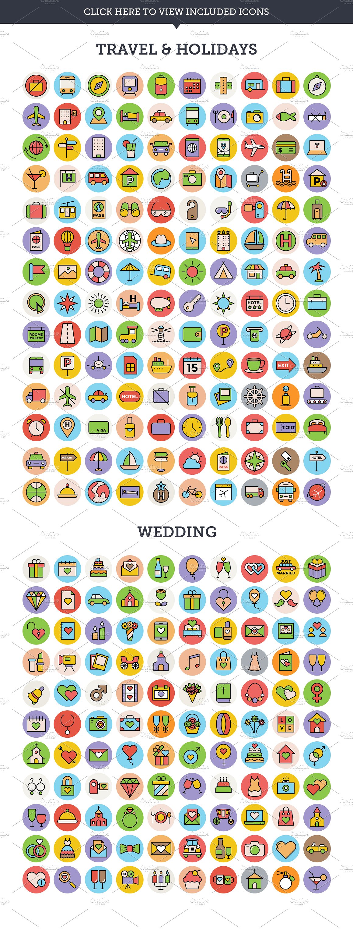 3000 Creative Vector Icons Bun