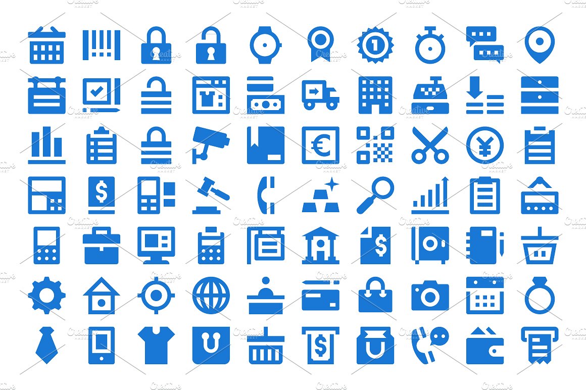 125 Shopping and Retail Icons