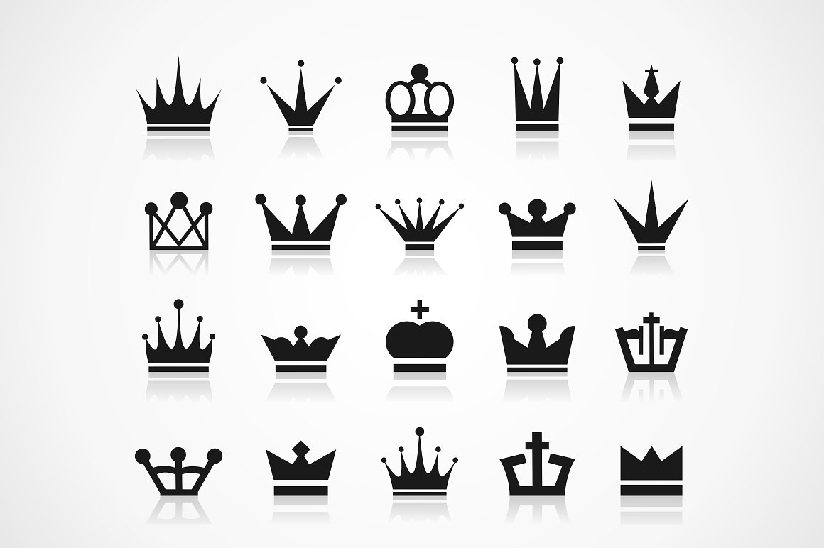 Crown an icon