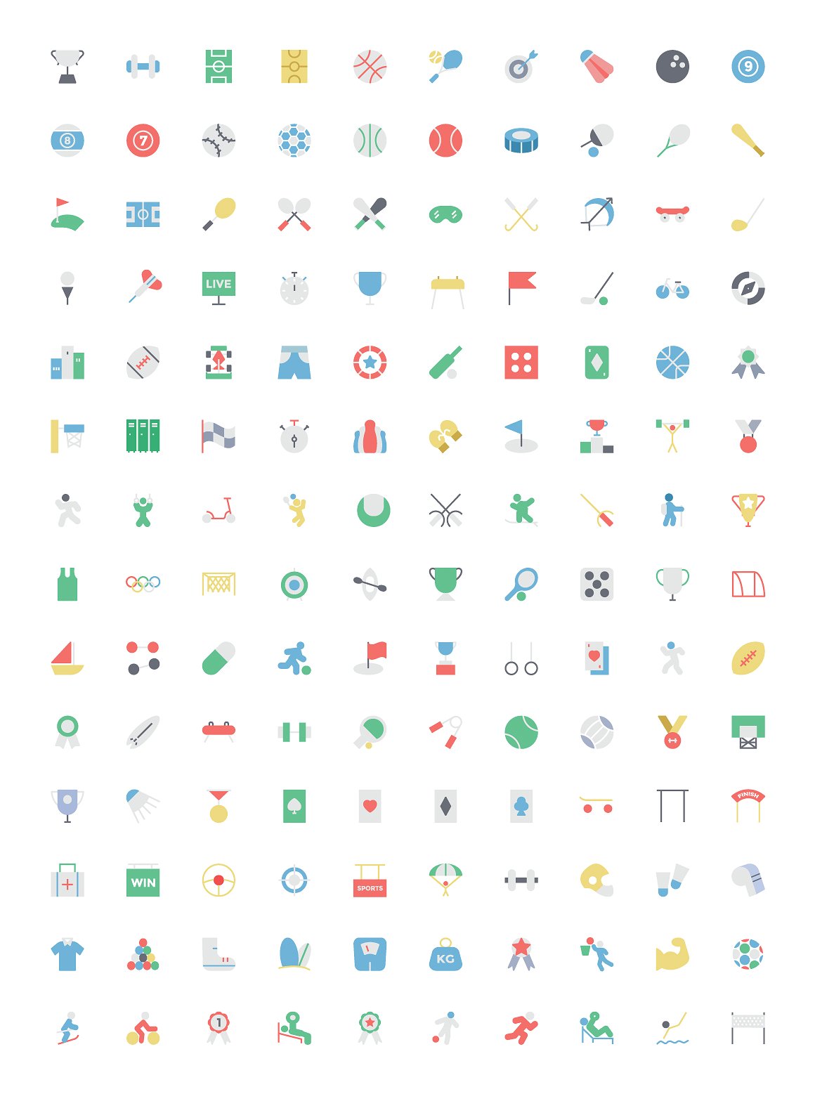 125 Sports Vector Icons