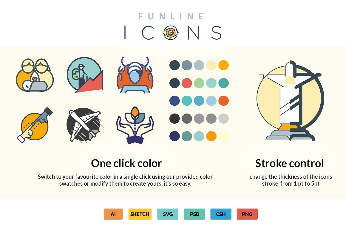 Funline 1000 icons pack