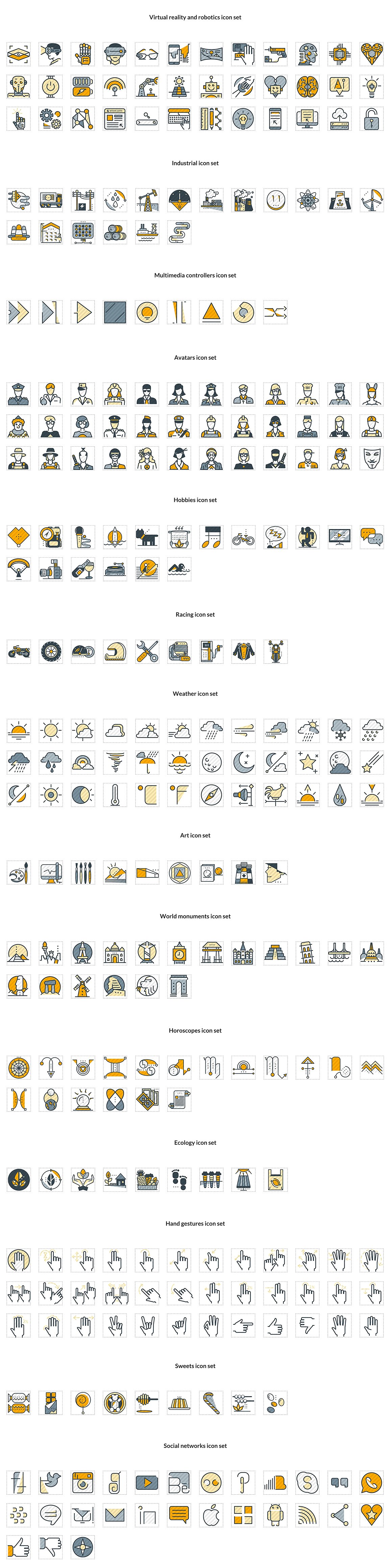 Funline 1000 icons pack