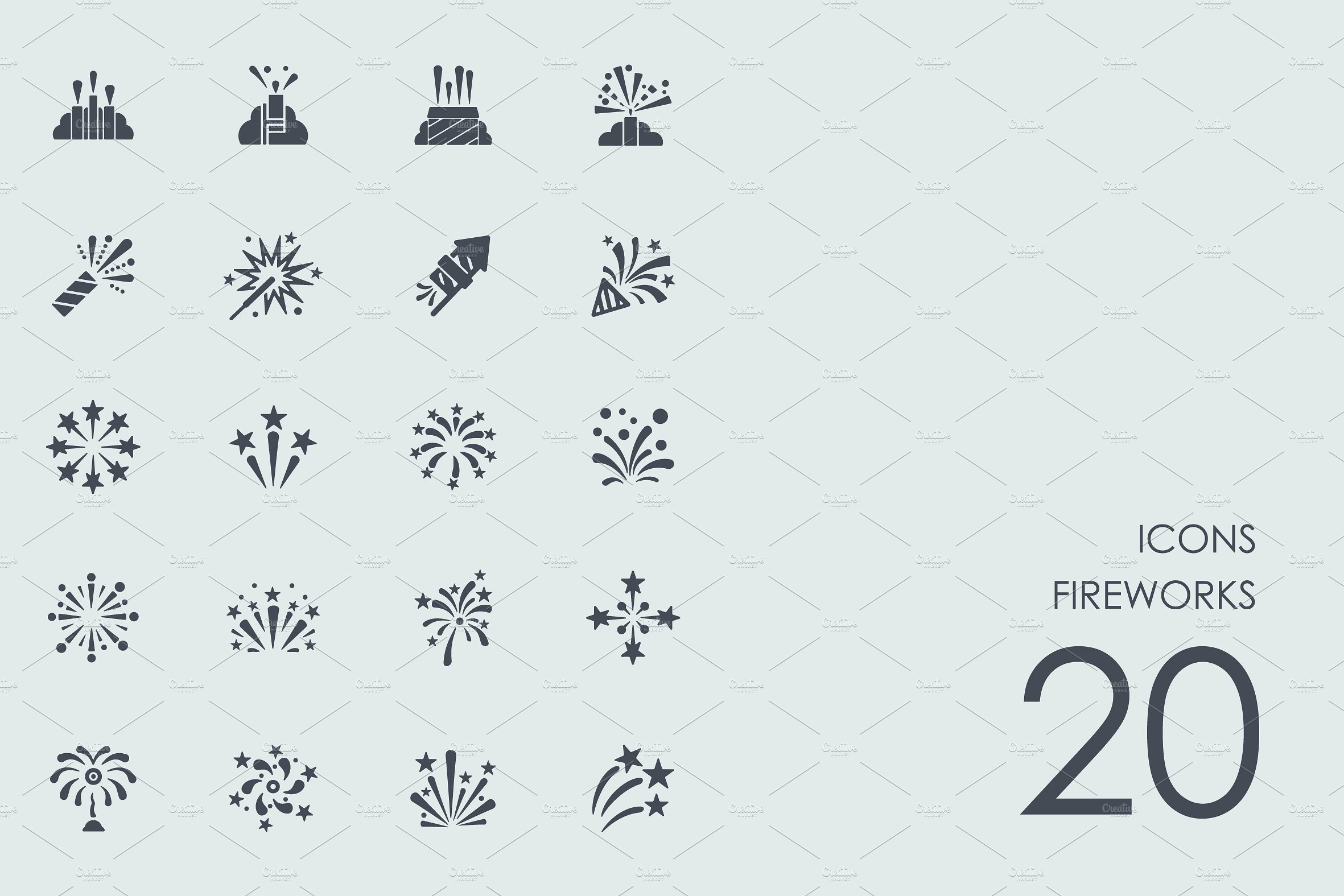 Fireworks icons