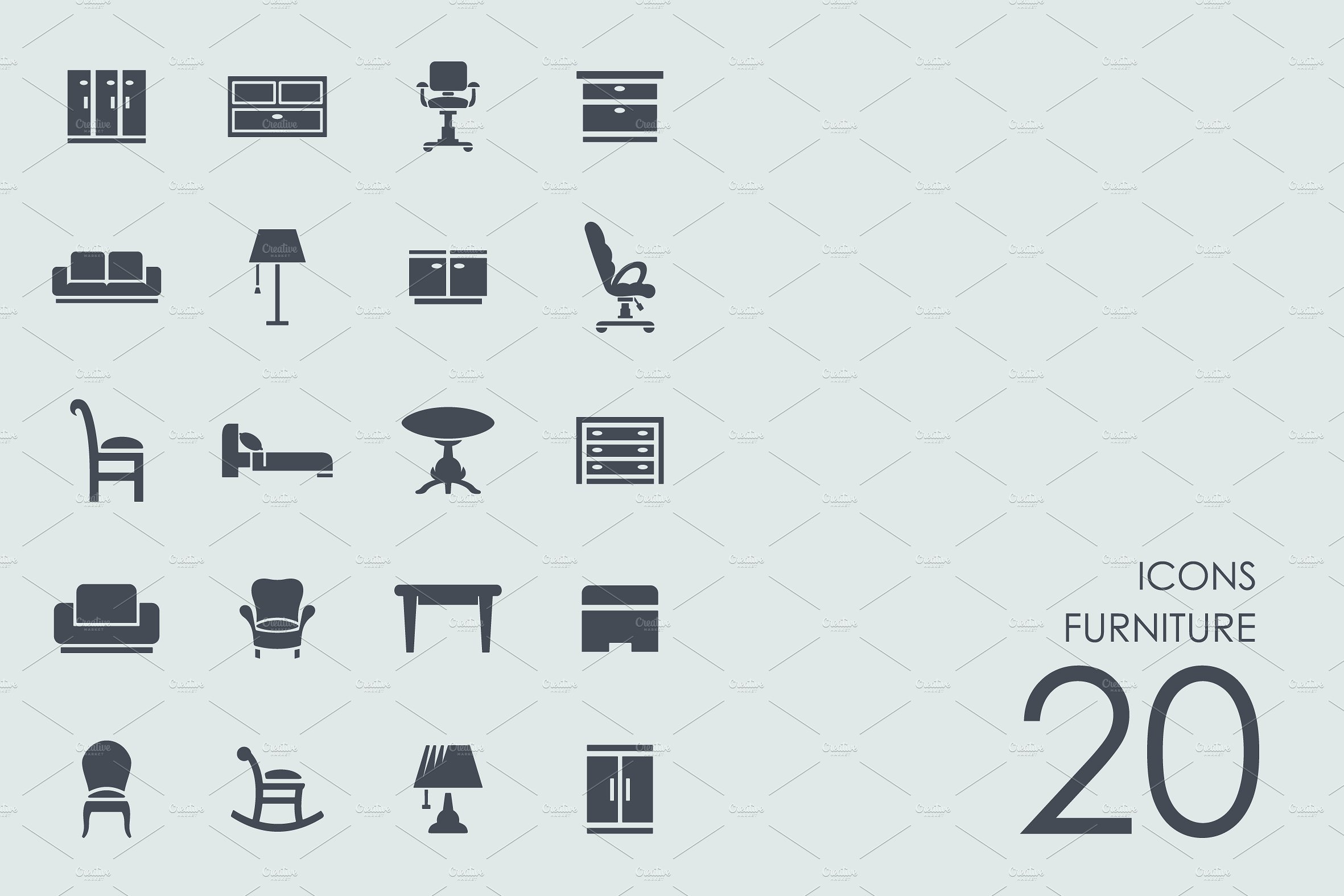 Furniture icons