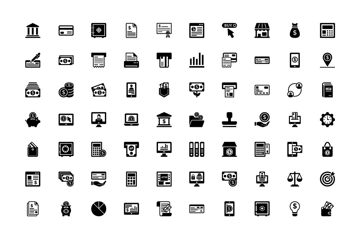 320 Banking and Finance Icons