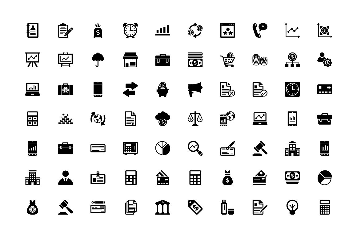 320 Banking and Finance Icons