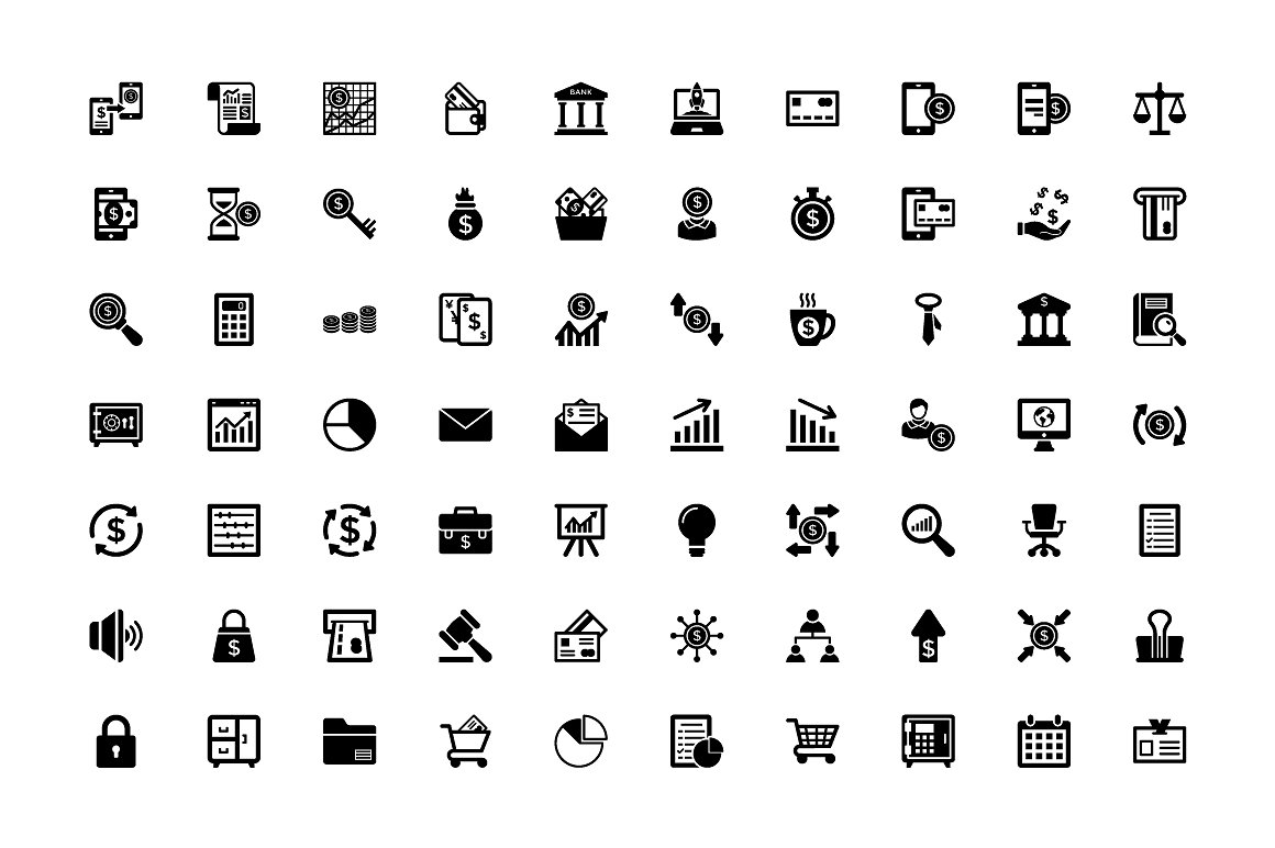 320 Banking and Finance Icons