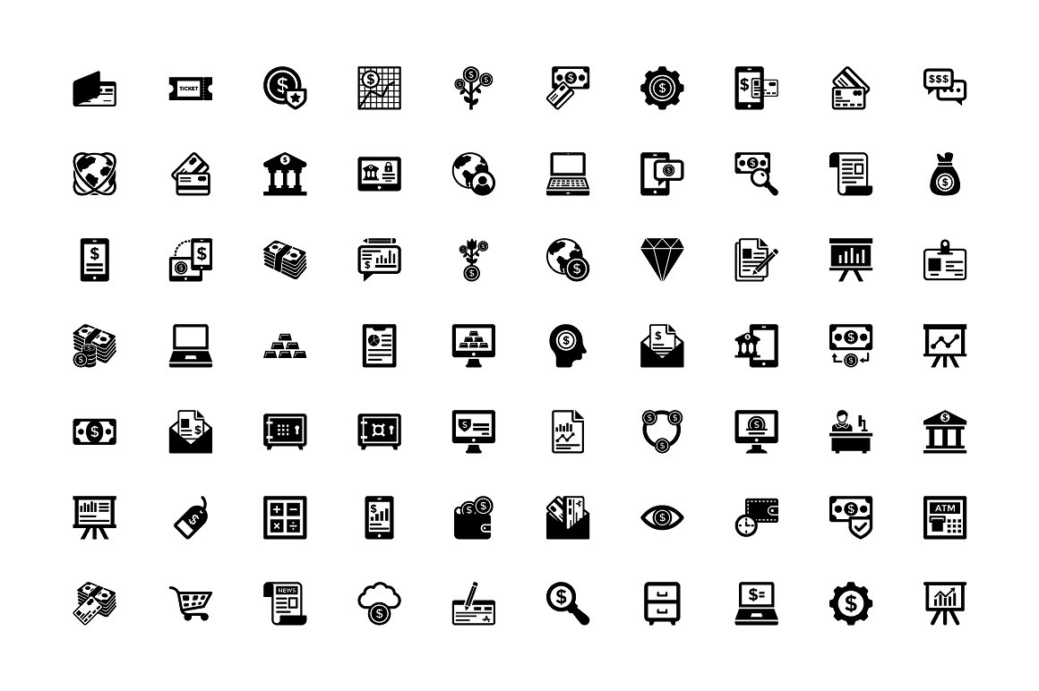 320 Banking and Finance Icons