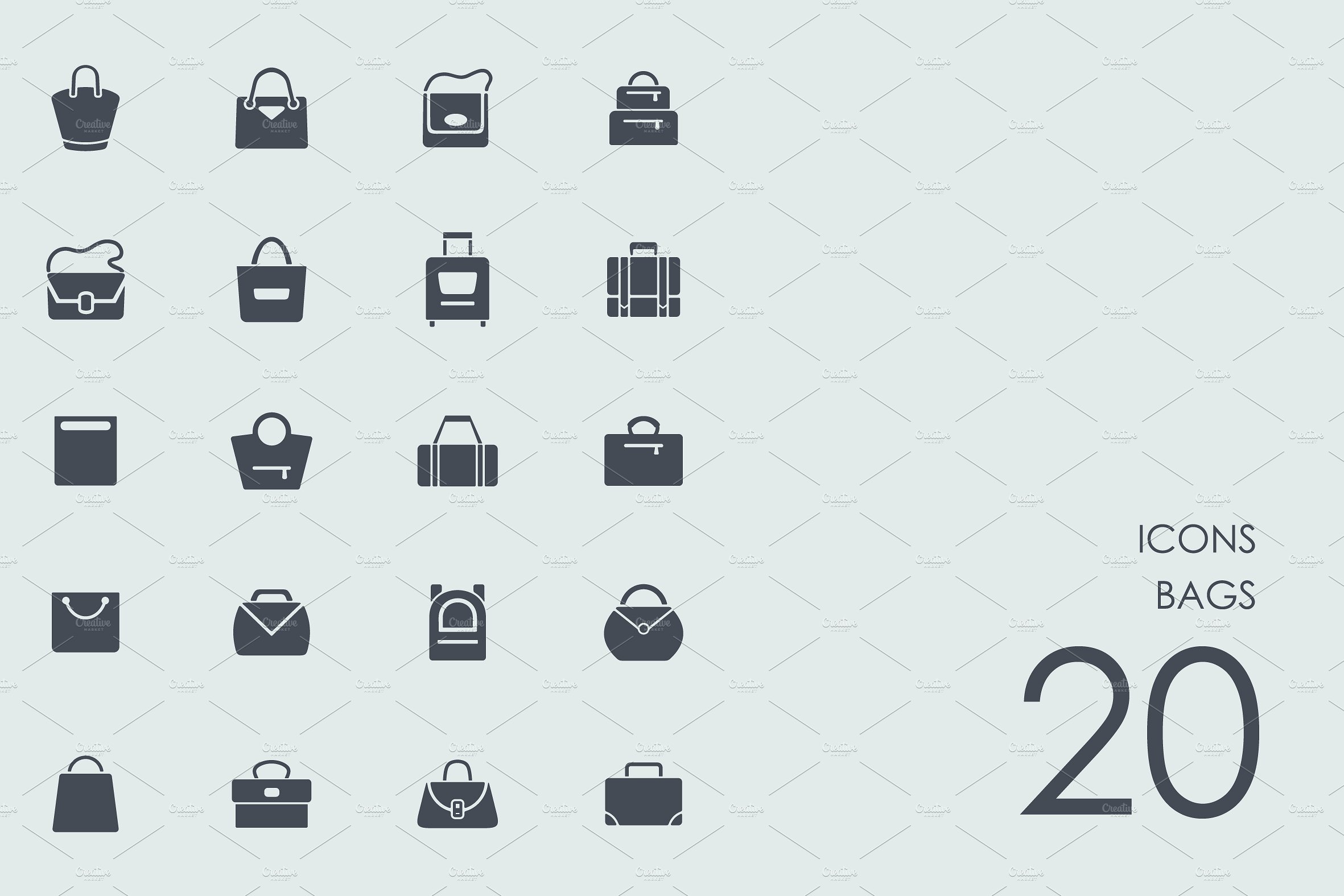 Bags icons