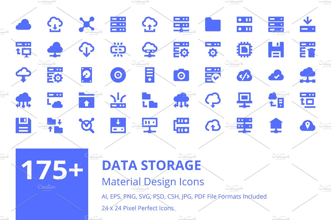 175 Data Storage Material Ico