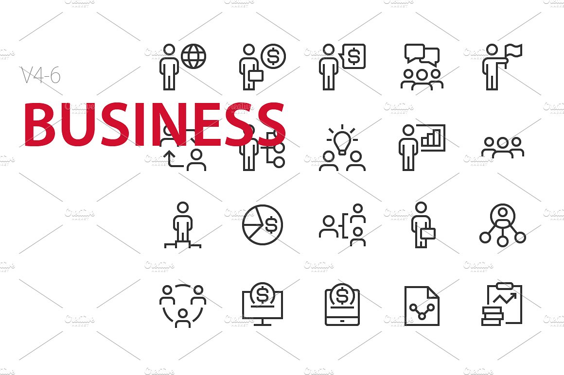 120 Business UI icons