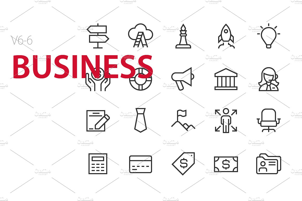 120 Business UI icons