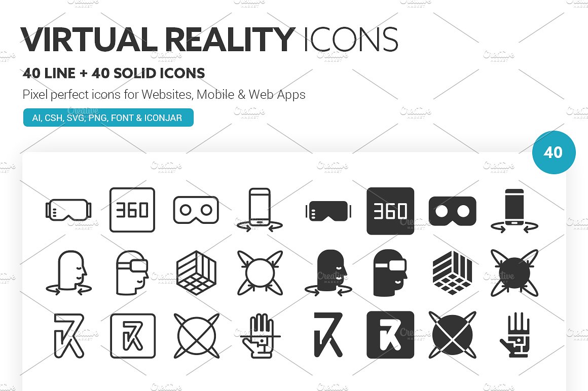 Virtual Reality Icons