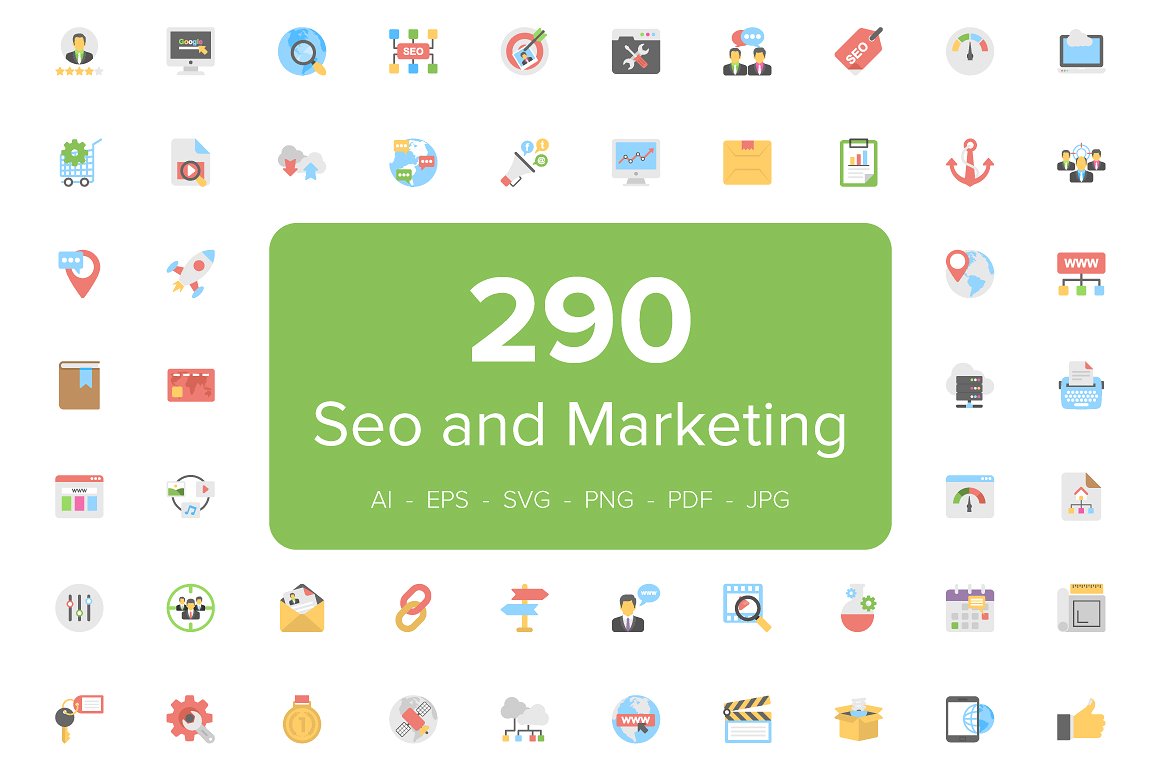 290 Flat Seo and Marketing Ico