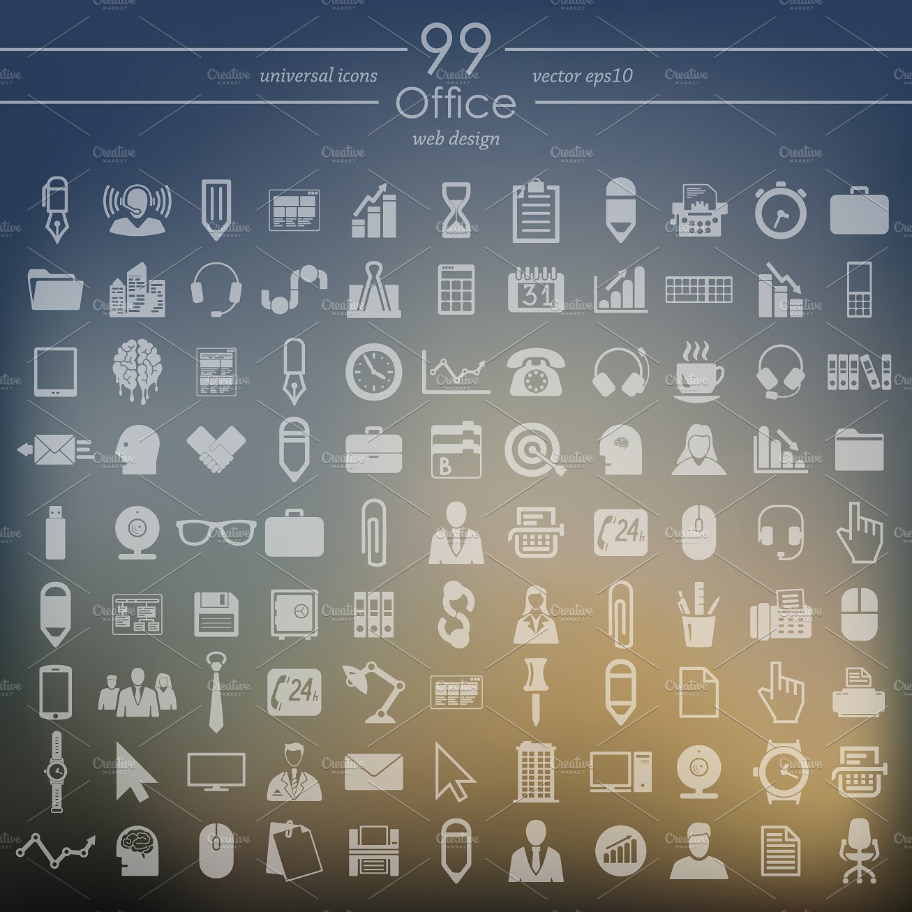 99 OFFICE icons