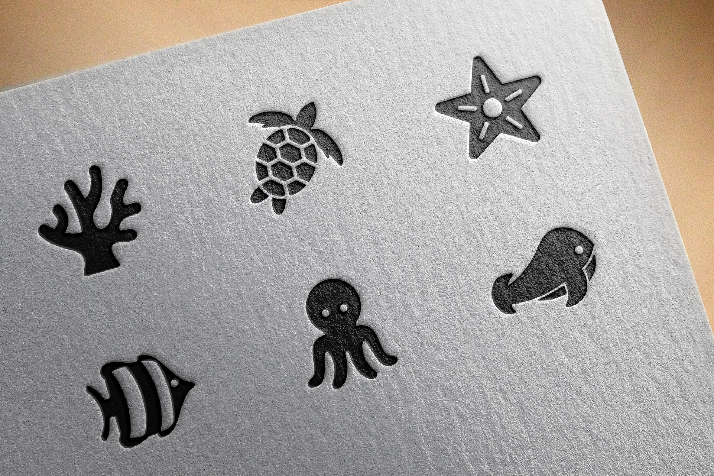 Marine animals icons