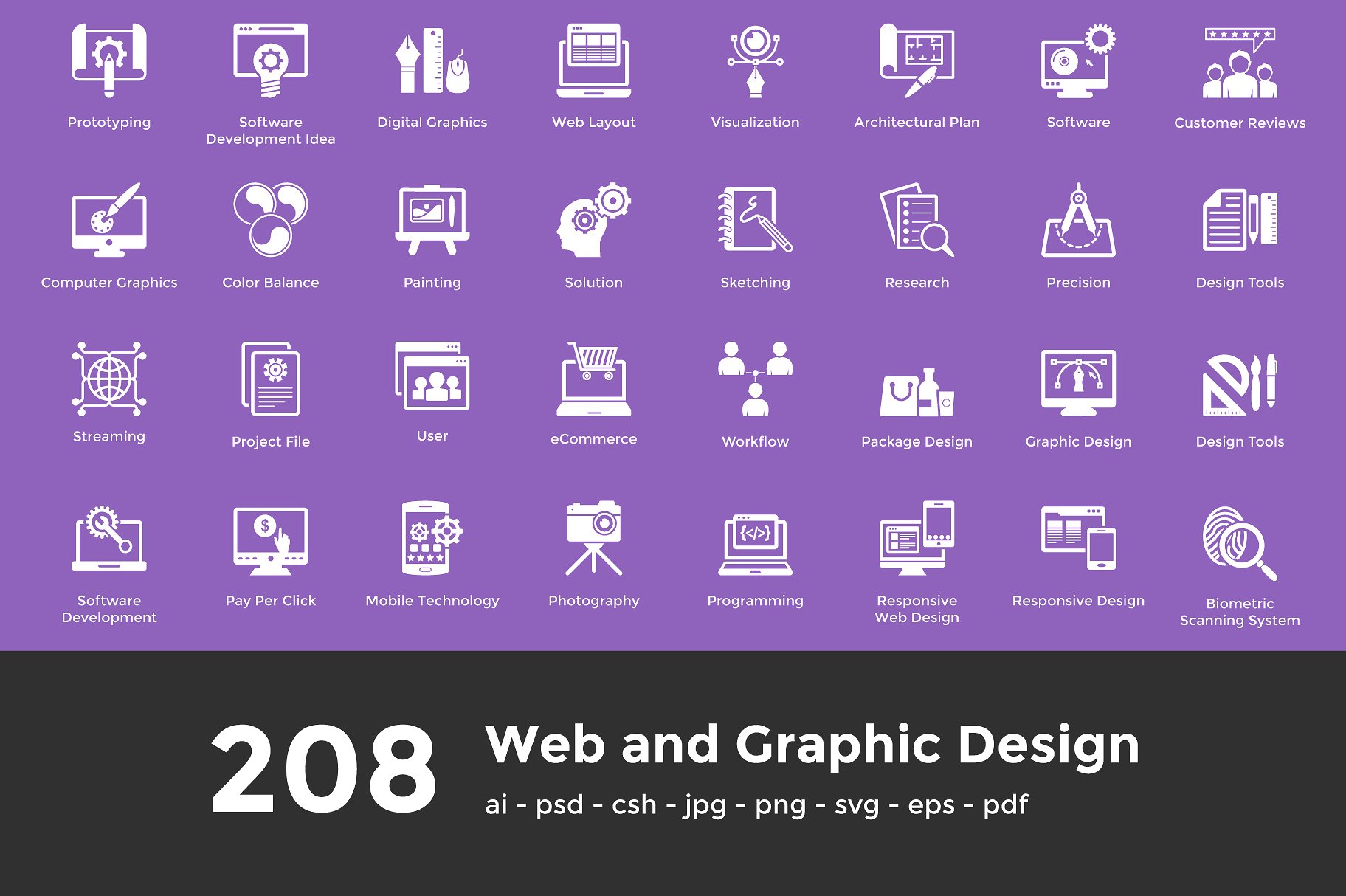 208 Web and Graphic Design Ico